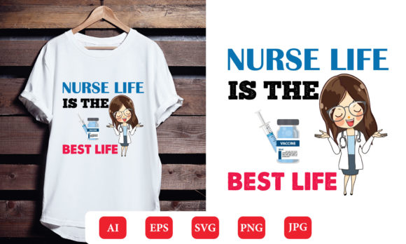 Nurse T Shirt Design 17: A Versatile Embroidery Asset