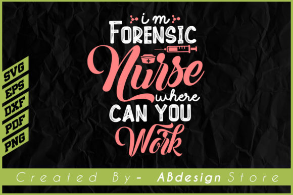 Review: Forensic Nurse Tshirt Sublimation Design