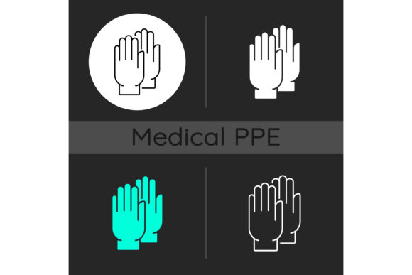 Review: Medical Gloves Dark Theme Icons Set